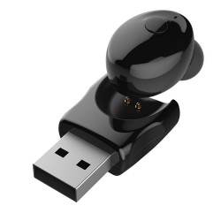 5.0 mini fones de ouvido Bluetooth - vagem de fones de ouvido sem fio com carregamento USB