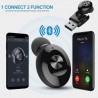 5.0 mini fones de ouvido Bluetooth - vagem de fones de ouvido sem fio com carregamento USB