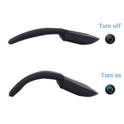 Bluetooth sem fio Arc Touch mouse - 1200DPI - óptico - dobrável