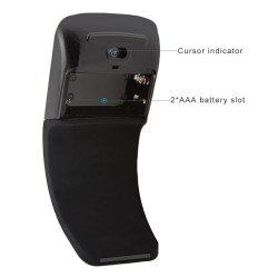 Bluetooth sem fio Arc Touch mouse - 1200DPI - óptico - dobrável