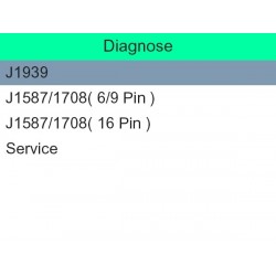 Car & truck OBD2 scanner - leitor de código HD V500 - dual-use - ferramenta de diagnóstico