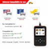 Car & truck OBD2 scanner - leitor de código HD V500 - dual-use - ferramenta de diagnóstico
