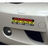 Não Me siga Você não vai fazer - autocolante de vinil 15 * 4 cm