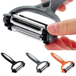 Ferramenta de cozinha rotativa de 360 graus multifuncional - descascador para legumes e frutas - grater - slicer