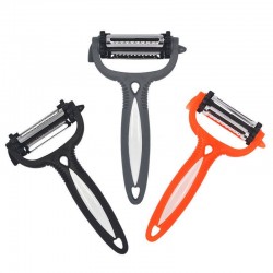 Ferramenta de cozinha rotativa de 360 graus multifuncional - descascador para legumes e frutas - grater - slicer