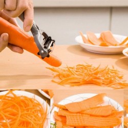 Ferramenta de cozinha rotativa de 360 graus multifuncional - descascador para legumes e frutas - grater - slicer