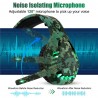 fone de ouvido de jogos de 3,5 mm - fones de ouvido com microfone & Led luz
