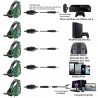 fone de ouvido de jogos de 3,5 mm - fones de ouvido com microfone & Led luz