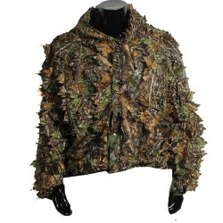 terno de caça com folhas 3D - conjunto de camuflagem