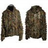 terno de caça com folhas 3D - conjunto de camuflagem