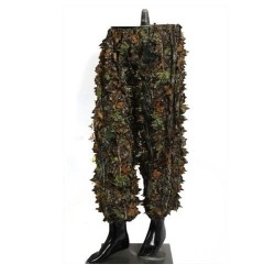 terno de caça com folhas 3D - conjunto de camuflagem
