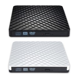 USB externo 3.0 - alta velocidade - gravador de DVD fino - unidade óptica