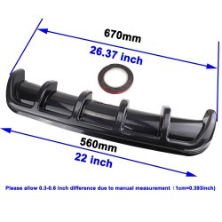 Car universal spoiler chassis fin - rear bumperStyling parts