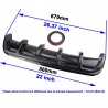 Car universal spoiler chassis fin - rear bumperStyling parts