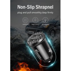 Mini 3.1A carregador de carro rápido universal com USB dual