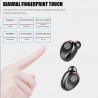 V5.0 F9 TWS fone de ouvido Bluetooth sem fio - display LED - banco de potência 2000mAh - fone de ouvido com microfone