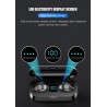 V5.0 F9 TWS wireless Bluetooth earphone - LED display - 2000mAh power bank - headset with microphoneHeadsets