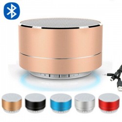 Bluetooth sem fio mini alto-falante com LED - super baixo