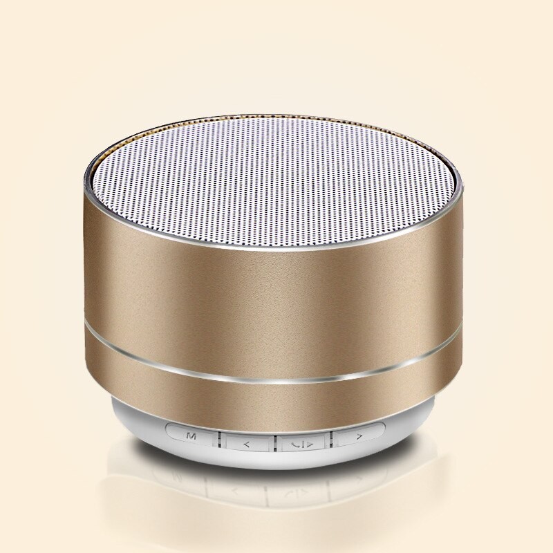 Bluetooth sem fio mini alto-falante com LED - super baixo