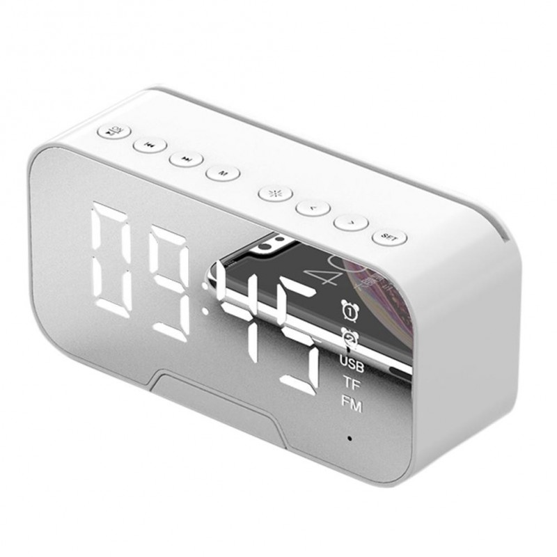 G5 wireless Bluetooth speaker with mirror LED alarm clock - support TF cardBluetooth speakers