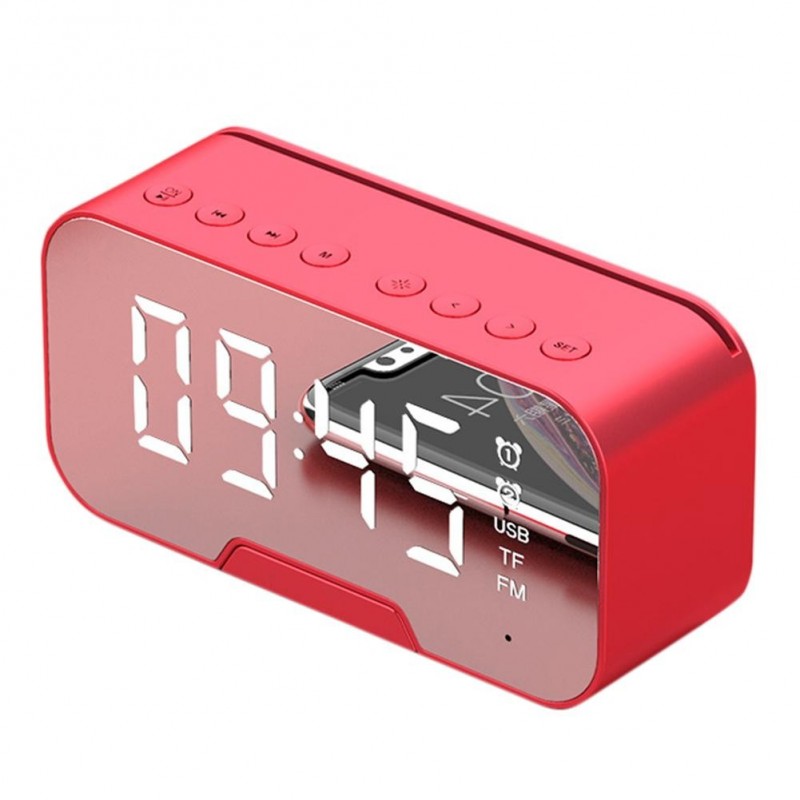 G5 wireless Bluetooth speaker with mirror LED alarm clock - support TF cardBluetooth speakers