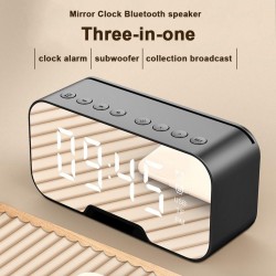 G5 wireless Bluetooth speaker with mirror LED alarm clock - support TF cardBluetooth speakers