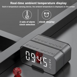 G5 wireless Bluetooth speaker with mirror LED alarm clock - support TF cardBluetooth speakers
