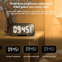 G5 wireless Bluetooth speaker with mirror LED alarm clock - support TF cardBluetooth speakers