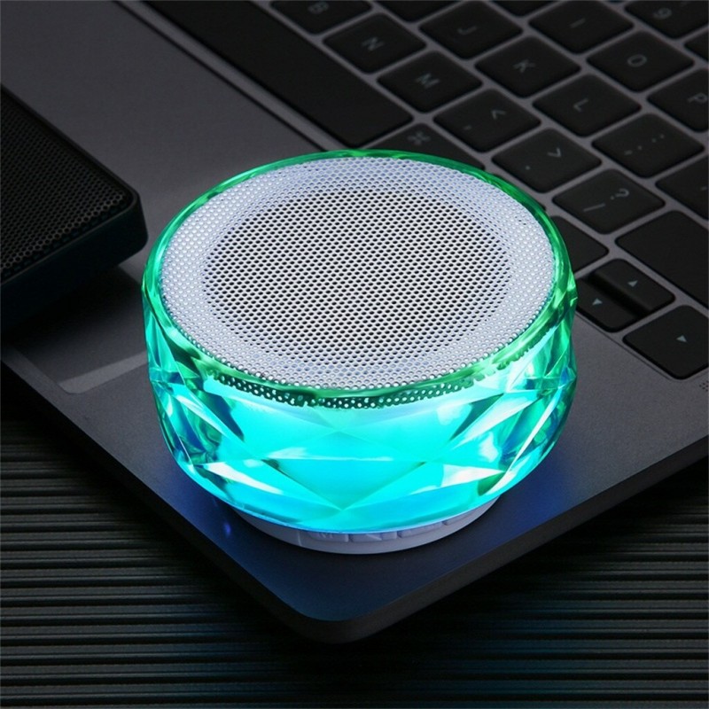 Alto-falante Bluetooth sem fio com LED - suporte cartão TF