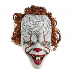 Máscara de palhaço - Máscara de Halloween - cara cheia