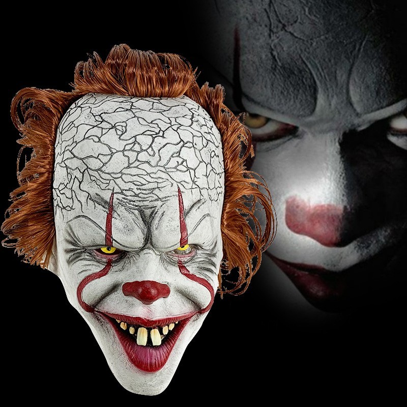 Máscara de palhaço - Máscara de Halloween - cara cheia