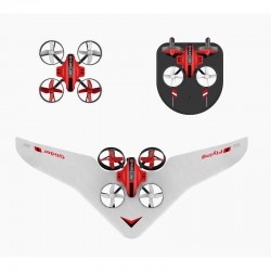 L6082 DIY Tudo em One Air Genius Drone - 3 modos com planador de asa fixa RC Quadcopter RTF