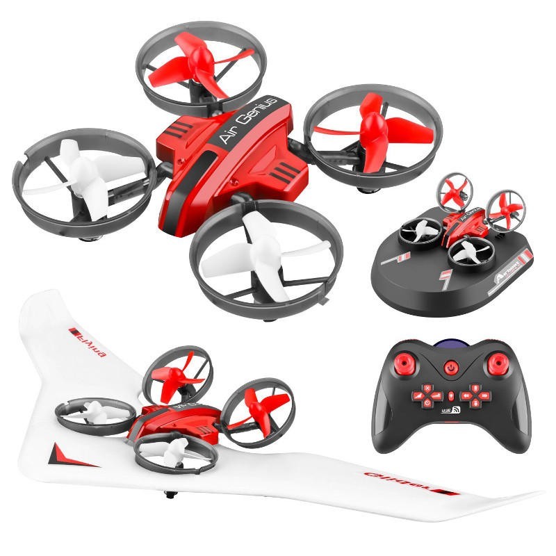 L6082 DIY All in One Air Genius Drone - 3-mode with fixed wing glider RC Quadcopter RTFDrones L6082 DIY All in One Air Genius Drone - 3-mode with fixed wing glider RC Quadcopter RTFDrones