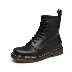 Couro genuíno - botas femininas - sola de borracha - outono - inverno