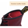Couro genuíno - botas femininas - sola de borracha - outono - inverno