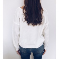 Loose jumper - blusa elegante com rendas