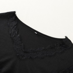 Loose jumper - blusa elegante com rendas