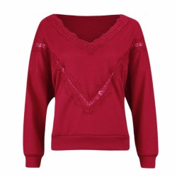 Loose jumper - blusa elegante com rendas