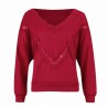 Loose jumper - blusa elegante com rendas