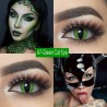 olho de gato de Halloween - lentes de contato