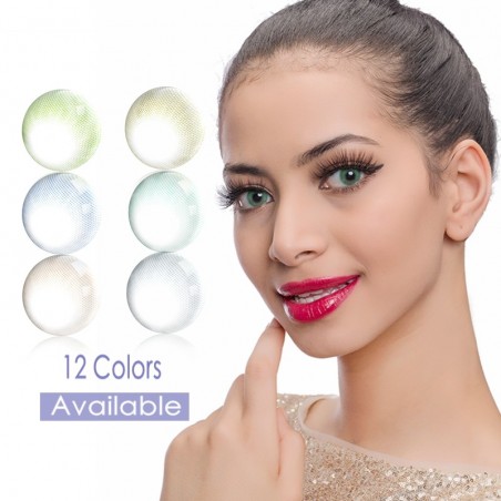 Lentes de contatos de mudança de cor do olho