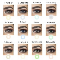 Lentes de contatos de mudança de cor do olho