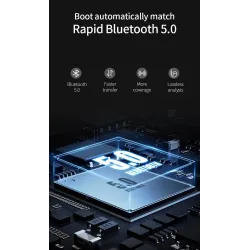 Q67 TWS sem fio earbuds - estéreo 3D - Bluetooth 5 - microfone - impermeável - auto emparelhamento headset
