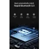 Q67 TWS sem fio earbuds - estéreo 3D - Bluetooth 5 - microfone - impermeável - auto emparelhamento headset