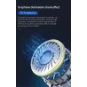 Q67 TWS sem fio earbuds - estéreo 3D - Bluetooth 5 - microfone - impermeável - auto emparelhamento headset