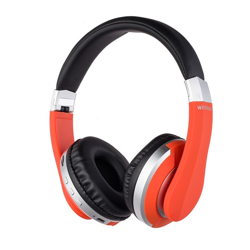 Auscultadores sem fio MH7 - fone de ouvido Bluetooth - dobrável - microfone - cartão TF