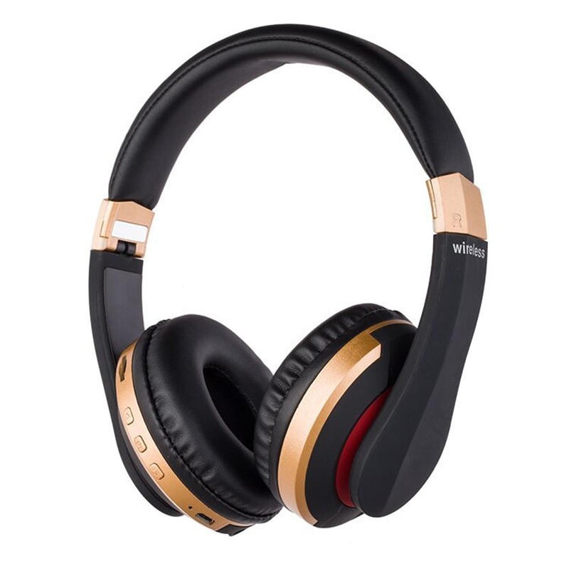 Auscultadores sem fio MH7 - fone de ouvido Bluetooth - dobrável - microfone - cartão TF