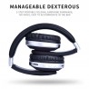 Auscultadores sem fio MH7 - fone de ouvido Bluetooth - dobrável - microfone - cartão TF