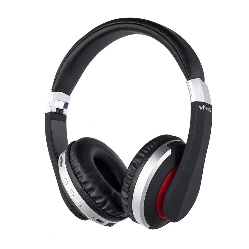 Auscultadores sem fio MH7 - fone de ouvido Bluetooth - dobrável - microfone - cartão TF