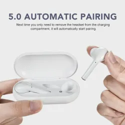 Bluetooth V5.0 - toque operar fone de ouvido - cancelamento de ruído - TWS sem fio fones de ouvido duplos